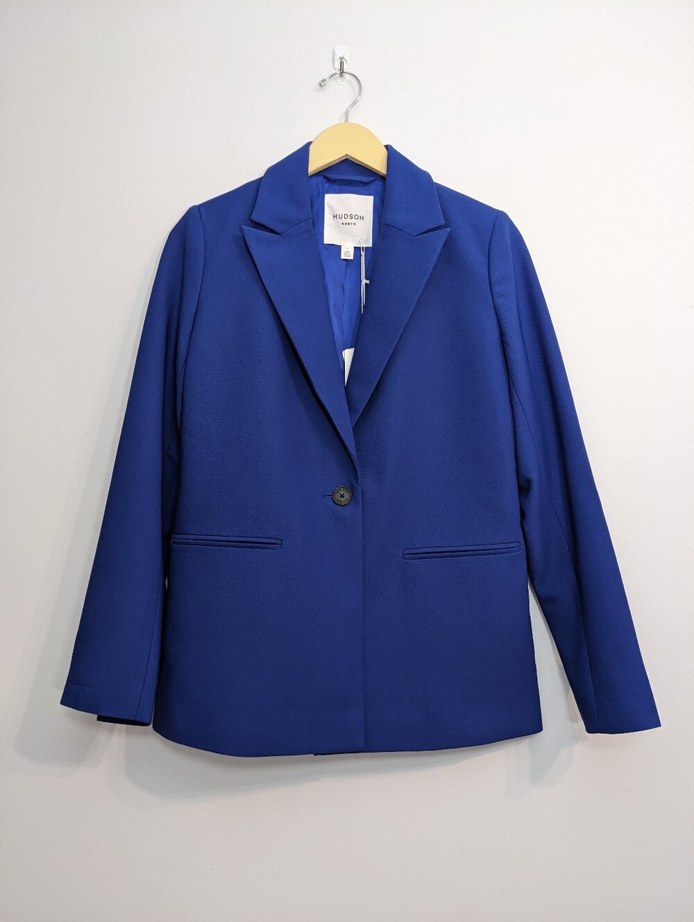 NWT Hudson North Single-breasted Blazer | Cobalt Royal Blue | Size 4